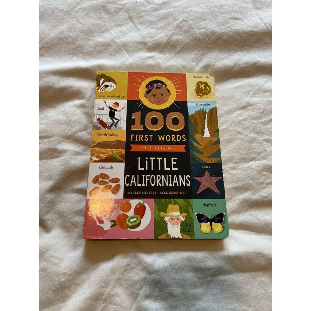 100 First Words For Little Californians Board Book